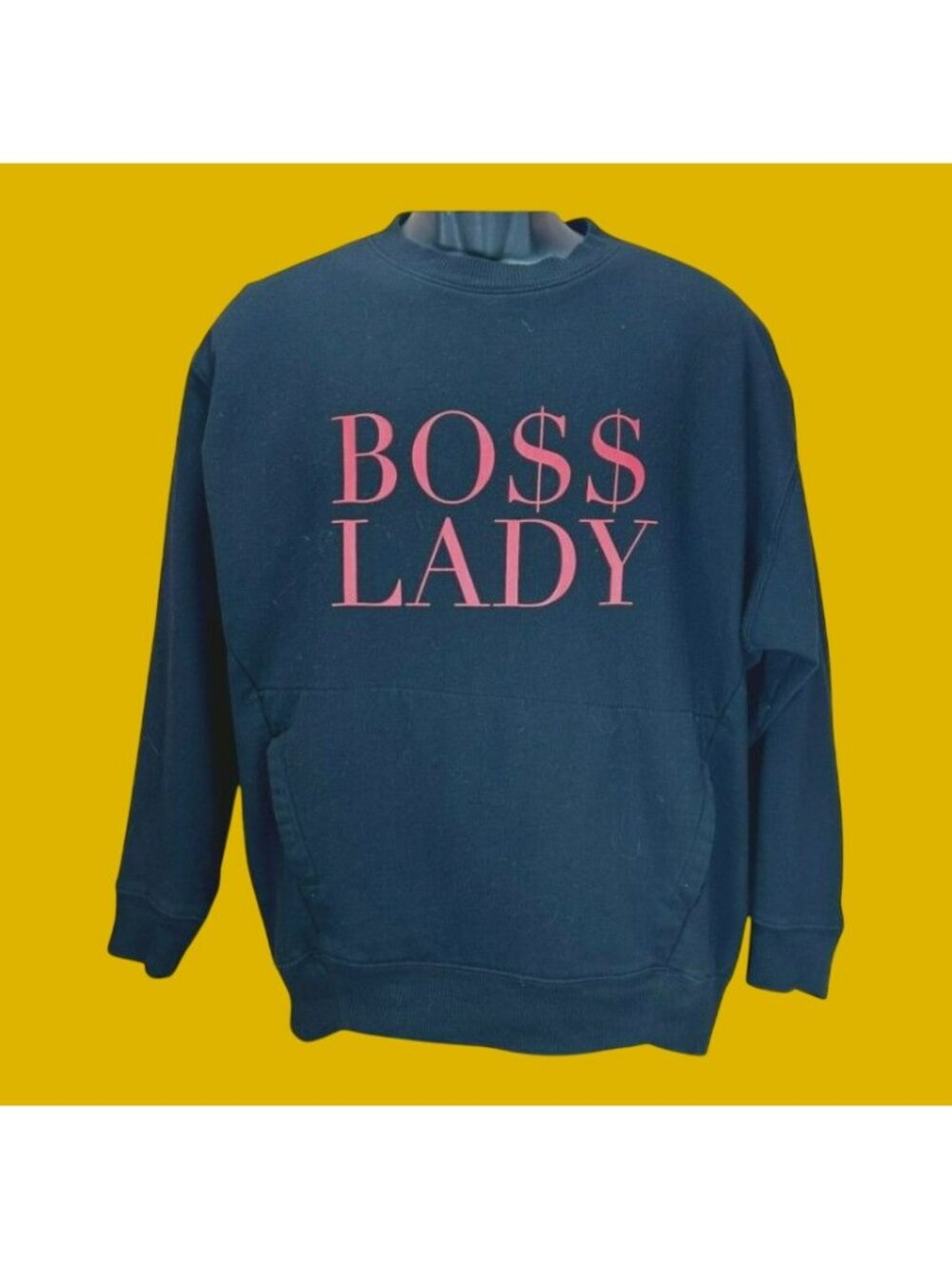 Express "Boss Lady" Black Sweatshirt Small